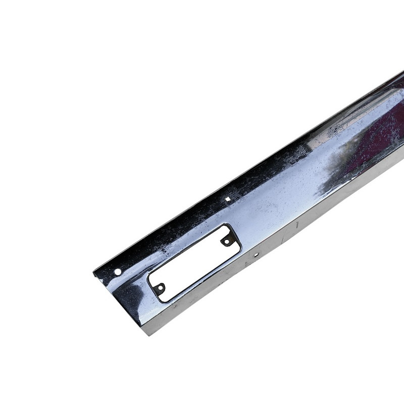 Parachoque Dianteiro Gol Saveiro Bx 1980 a 1984 Cromado Sem Furo com Detalhes