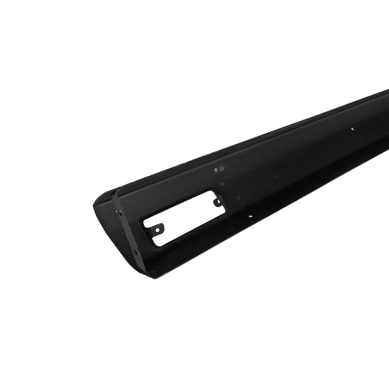 Parachoque Dianteiro Gol Saveiro BX 1980 a 1984 Preto Sem Furo e com Detalhes