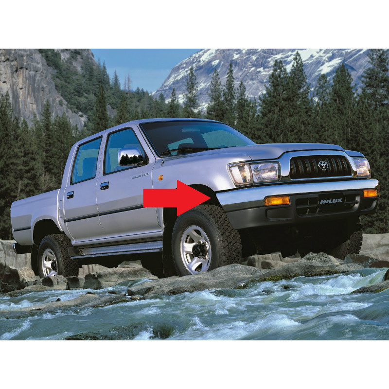 Parachoque Dianteiro Hilux DX SR SRV 02 à 05 Recromado