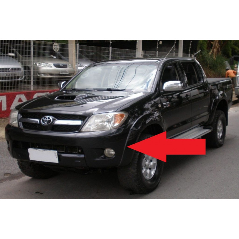 Parachoque Dianteiro Hilux SRV 2005 à 2008 com Furação Novo