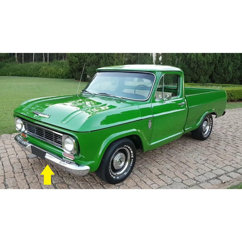 Parachoque Dianteiro C-14 C-10 D-10 Veraneio Com Batente Completo