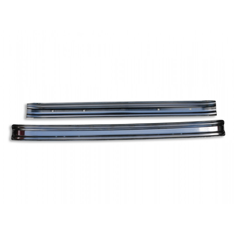 Parachoque Dianteiro e Traseiro Cromado Ford F-1 1948 a 1952 C/ Borda Importados - Par