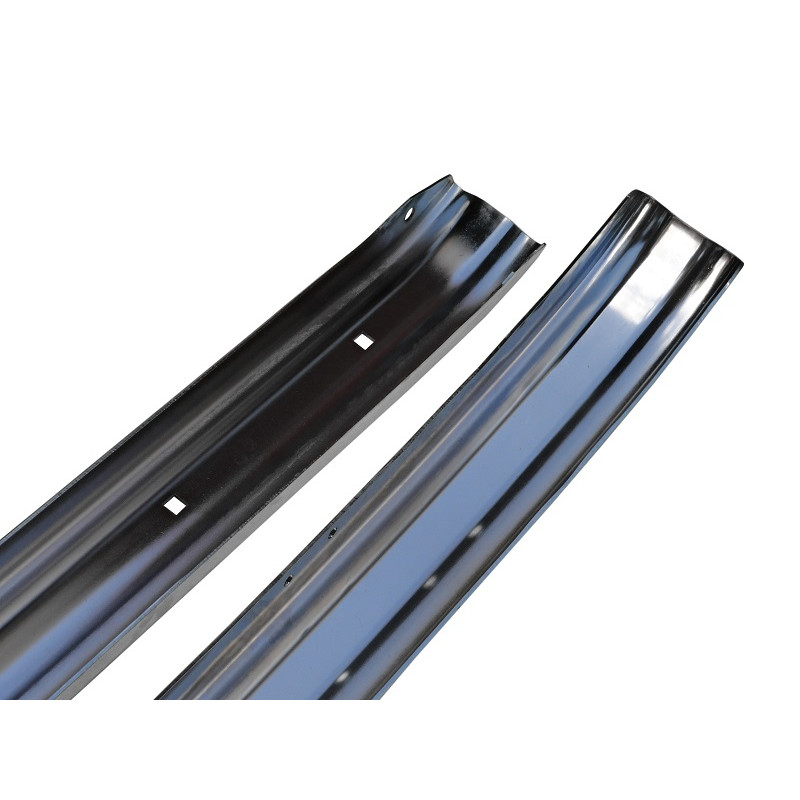 Parachoque Dianteiro e Traseiro Cromado Ford F-1 1948 a 1952 C/ Borda Importados - Par