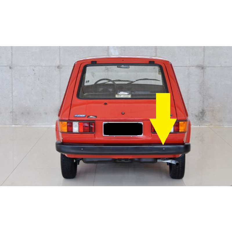 Parachoque Traseiro Plástico Fiat 147 Spazio 80 à 86 Original Usado 