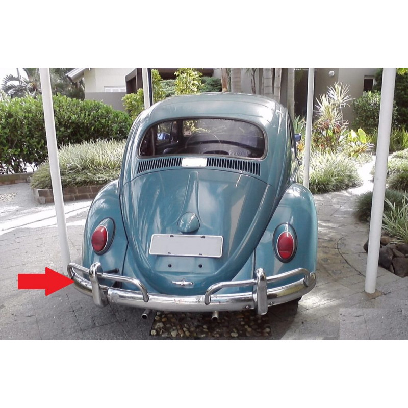 Parachoque Traseiro Fusca 1960 à 1970 Wolff Gold Collection Novo