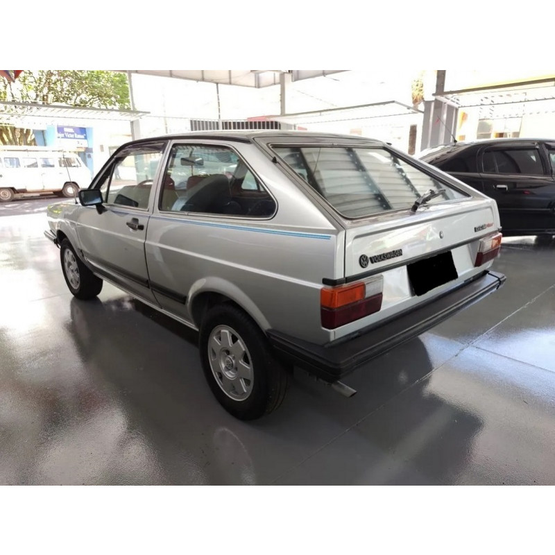 Parachoque Traseiro Gol até 1986 Preto Com Furo Com Detalhes DTS