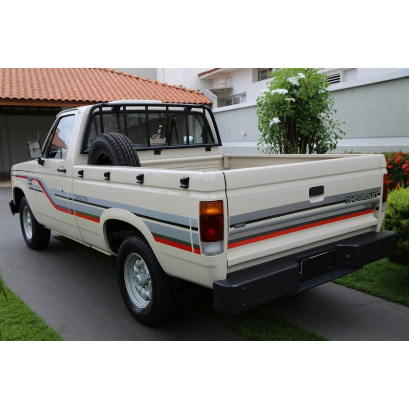 Parachoque Traseiro Chevrolet D-20 C-20 A-20 Chapa 1985 a 1996 Novo