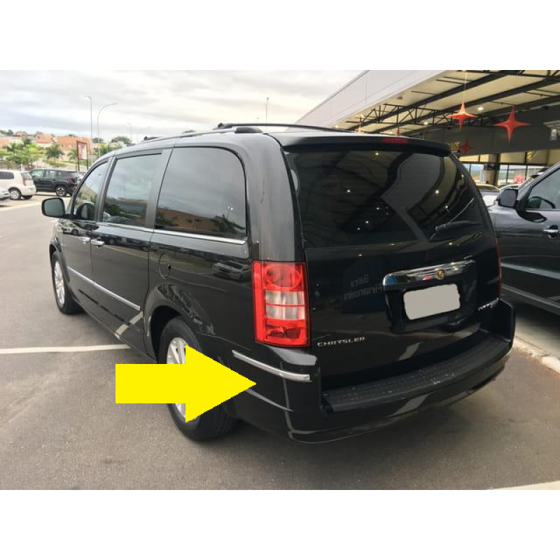 Parachoque Traseiro Chrysler Town & Country 12 à 16 Parcial Original