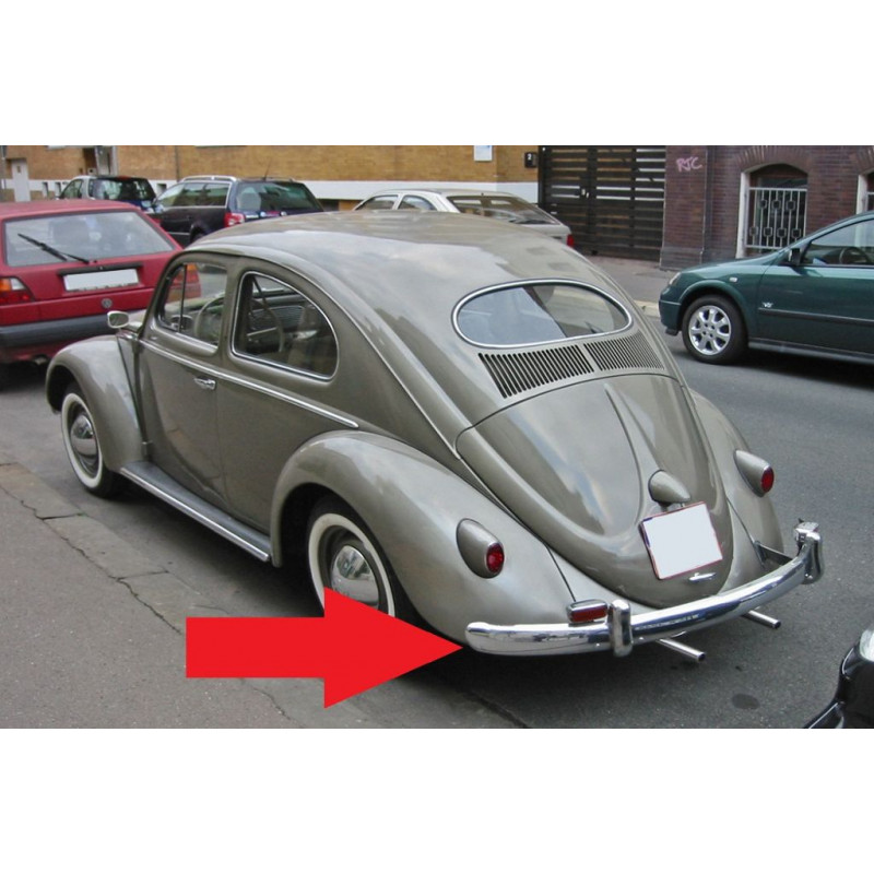 Parachoque Traseiro com Batente Fusca até 1970 Modelo Alemão