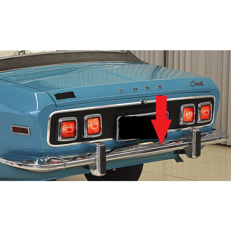 Parachoque Traseiro Corcel Belina 71 à 77 Original Completo