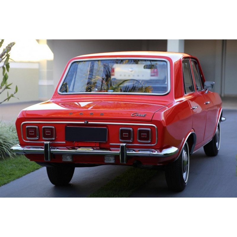 Parachoque Traseiro Ford Corcel I Belina I 1971 a 1977 Cromo Especial