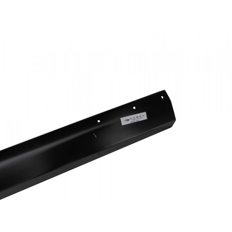 Parachoque Traseiro Gol até 1986 Preto Sem Furo Novo Cabel