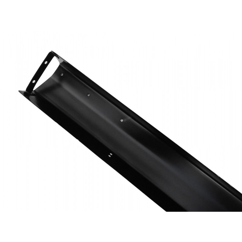 Parachoque Traseiro Gol até 1986 Preto Sem Furo Novo Cabel