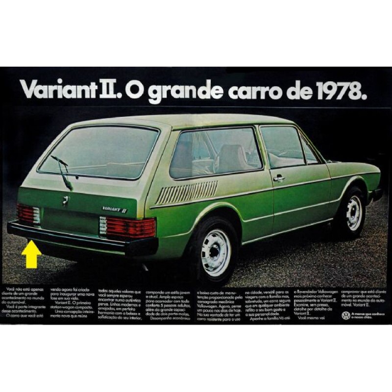 Parachoque Traseiro Variant II 78 à 82 Wolff