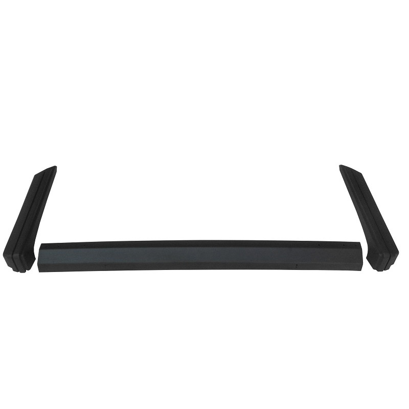 Parachoque Traseiro Voyage até 1986 Grafite Sem Furo com Ponteiras Novo