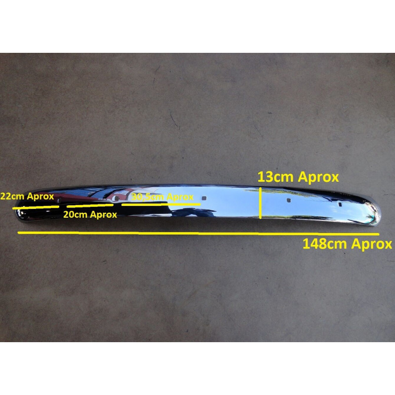 Parachoque Veículo Antigo Cromado Hot Rod Adaptação