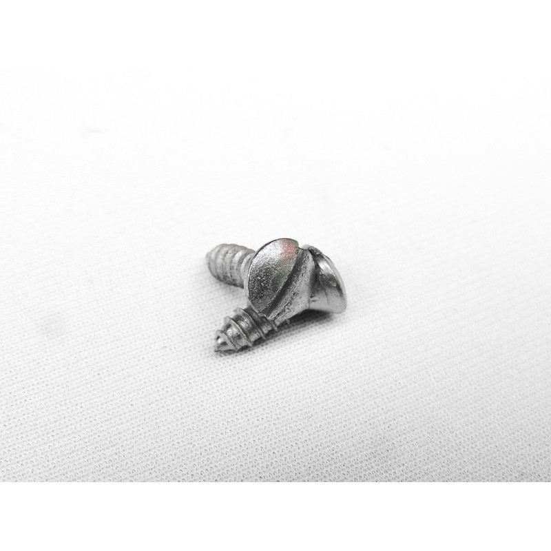 Parafuso Cabeça Cônica Fenda 5 x 13mm Auto Atarraxante Zincado Jogo com 10