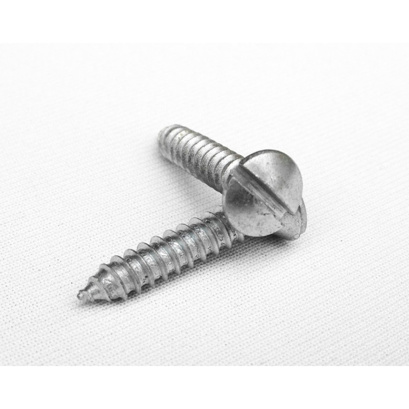 Parafuso Cabeça Cônica Fenda 4,8 X 25mm Auto Atarraxante Zincado Jogo com 10