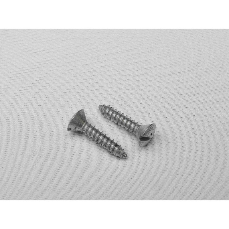 Parafuso Cabeça Cônica Fenda 4,8 x 22mm Auto Atarraxante Zincado Jogo com 10