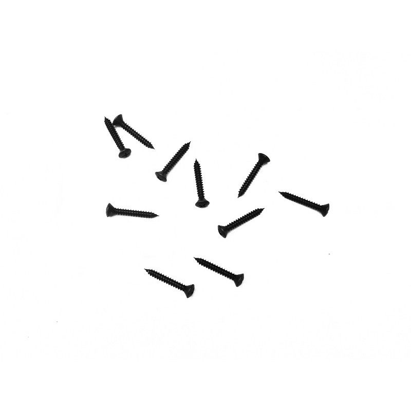 Parafuso Cabeça Cônica Phillips 4,7 x 32mm Auto Atarraxante Preto Jogo com 10