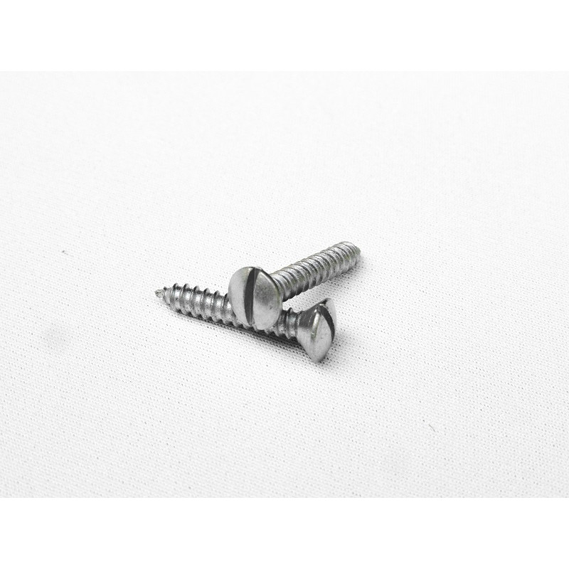 Parafuso Cabeça Cônica Fenda 4,0 X 22mm Auto Atarraxante Zincado Jogo