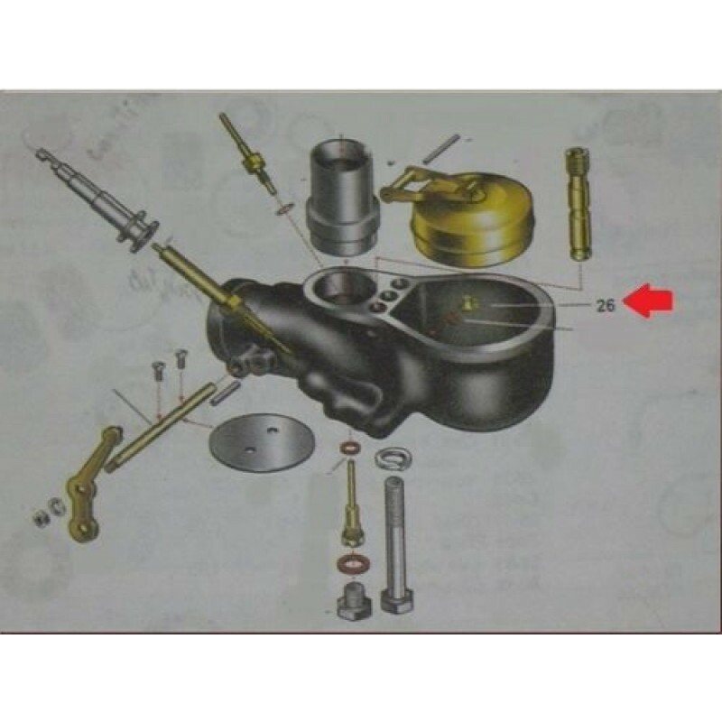 Parafuso Carburador Zenith Ford 28 à 31 Importado