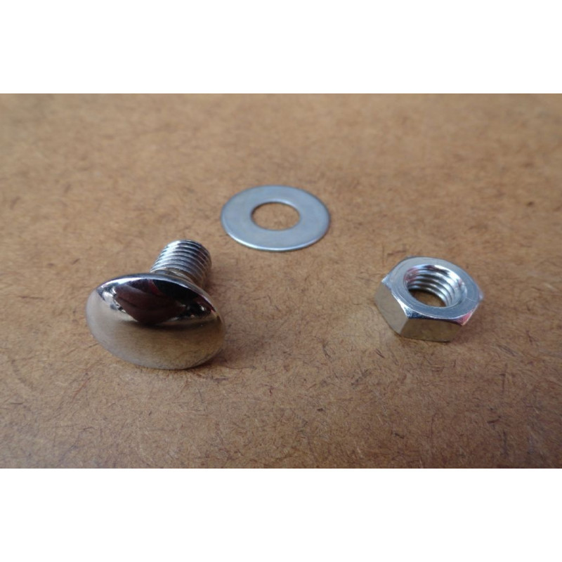 Parafuso Cromado Parachoque Fusca 77 à 96 - Jogo