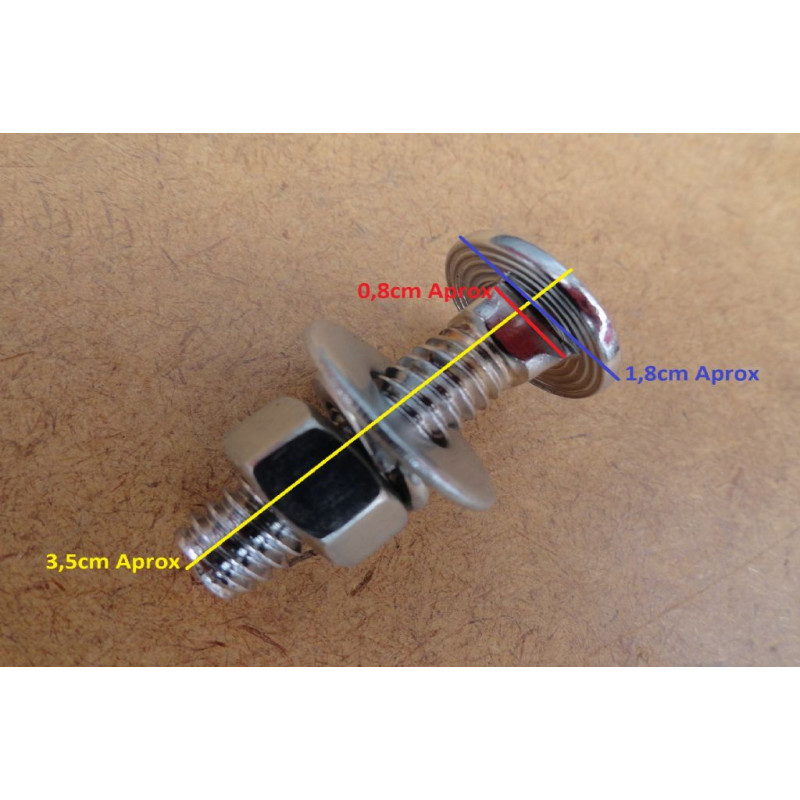 Parafuso Parachoque Opala Caravan Cromado Unitário