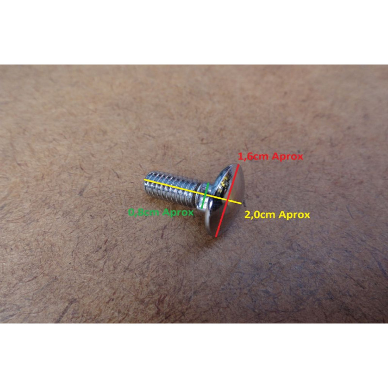 Parafuso Parachoque Dianteiro e Traseiro Fusca 71 à 76 - Jogo