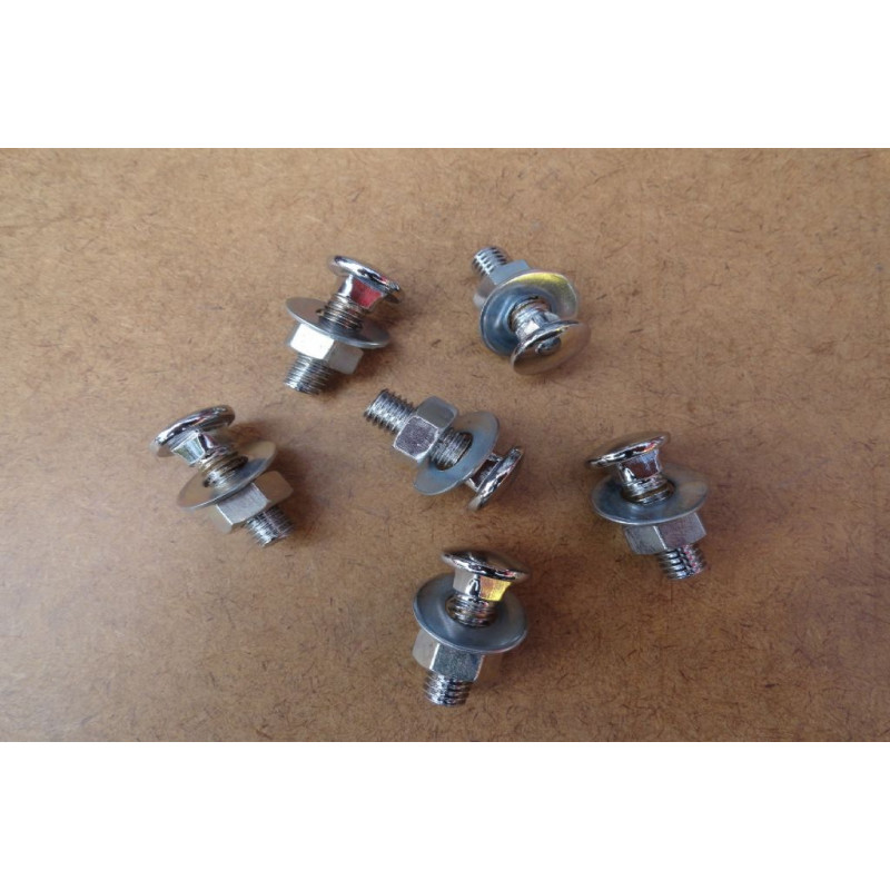 Parafuso Parachoque Dianteiro e Traseiro Fusca até 70 - Jogo