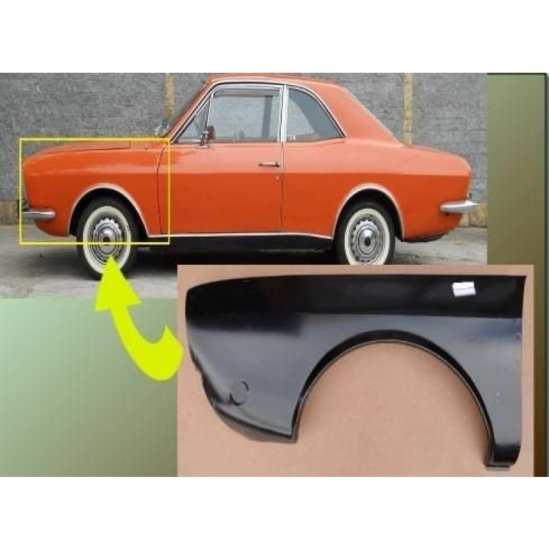 Paralama Dianteiro Corcel I, Belina I 73 à 77 Esquerdo