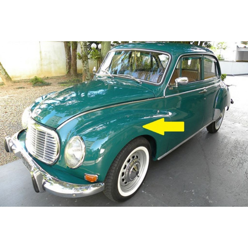 Paralama Dianteiro Esquerdo DKW Belcar 1966 Original Usado