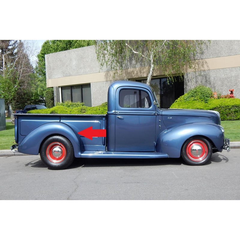 Paralama Traseiro Ford Pick Up 40 à 47 em Fibra Novo - Par