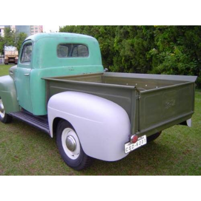 Paralama Traseiro Caçamba F-1 48 a 52 Fibra - Par