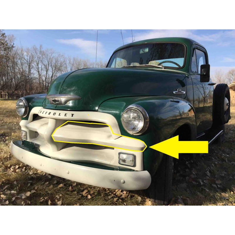 Grade Parte Central Esquerda Chevrolet Boca Bagre 1954 Usada