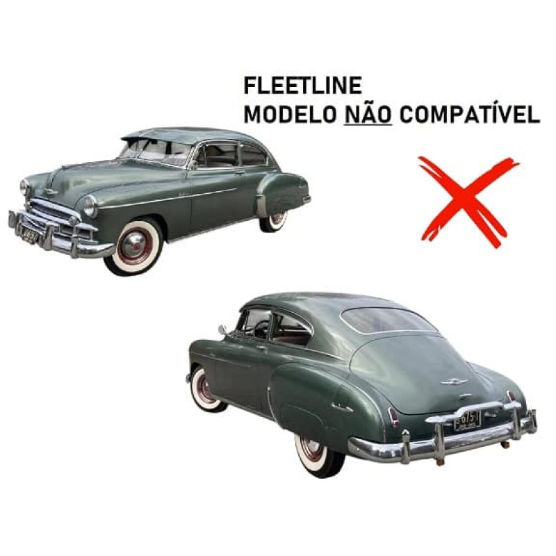 Borracha Parabrisa Chevrolet Styleline 49 À 52 P/ Friso - Pontiac, Oldsmobile