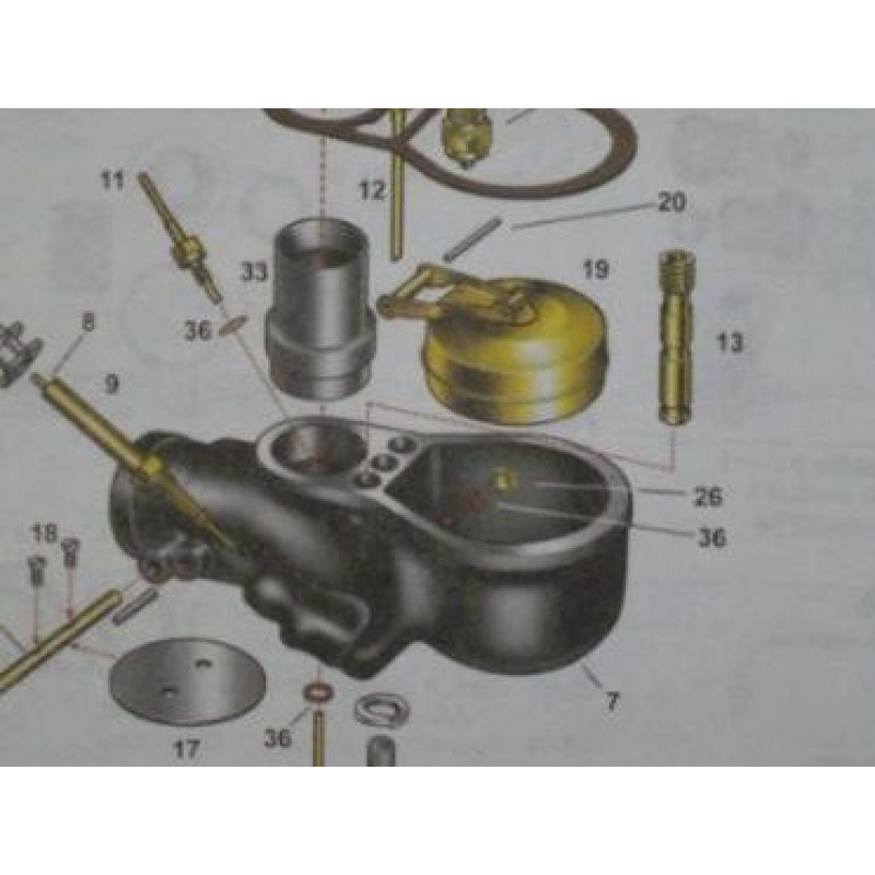 Peça Carburador Zenith Ford 28 à 31 Importado