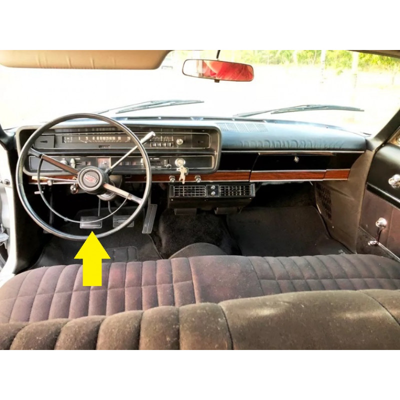 Pedal Embreagem c/ Borracha Galaxie Landau LTD Original Usado