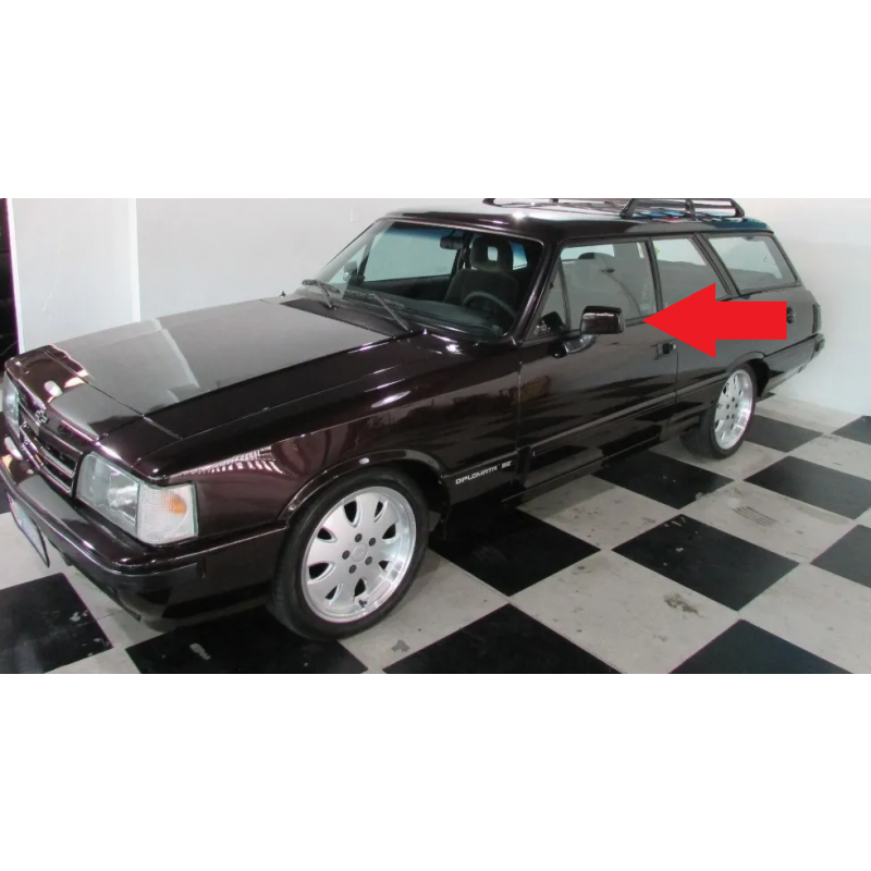 Friso Pestana Externo Esquerdo Caravan Preto Reprodução Novo 