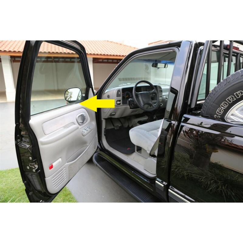 Pestana Interna e Externa Porta Chevrolet Silverado 1997 a 2001 Grand Blazer GMC 500 6.150 12-170 14-190 - Jogo