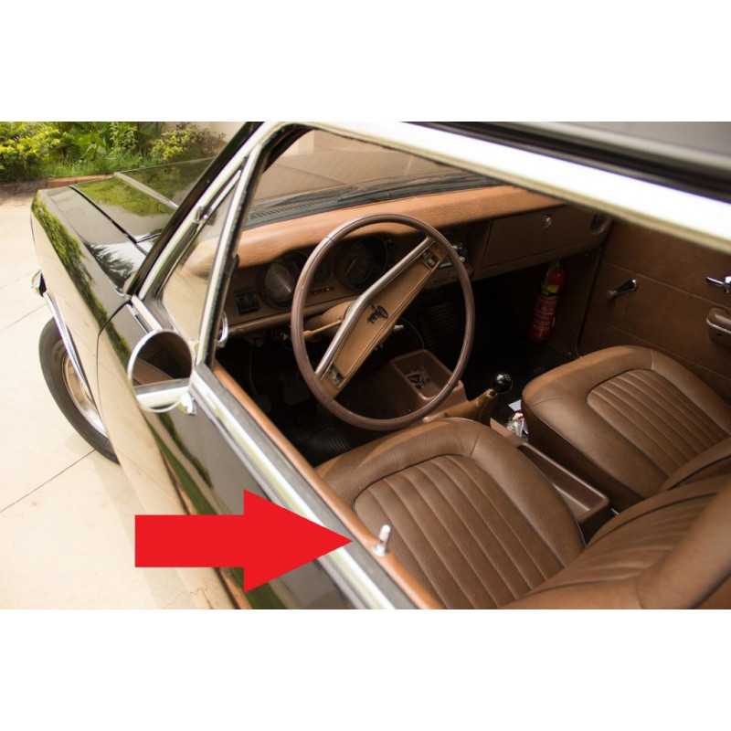 Pino da Porta Opala Caravan 69 à 84 Cromado - Par