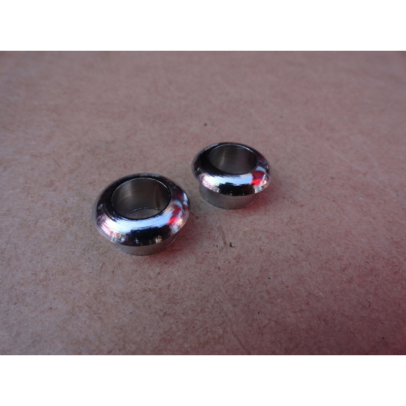 Pino Trava Da Porta Cromado Ford Com Anel - Par