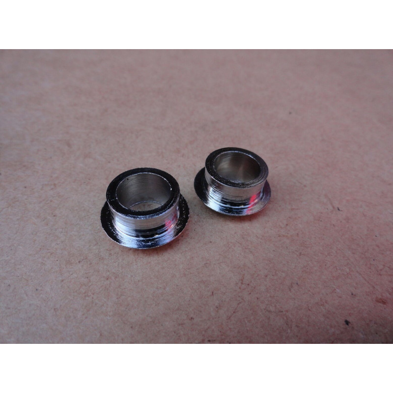 Pino Trava Da Porta Cromado Ford Com Anel - Par