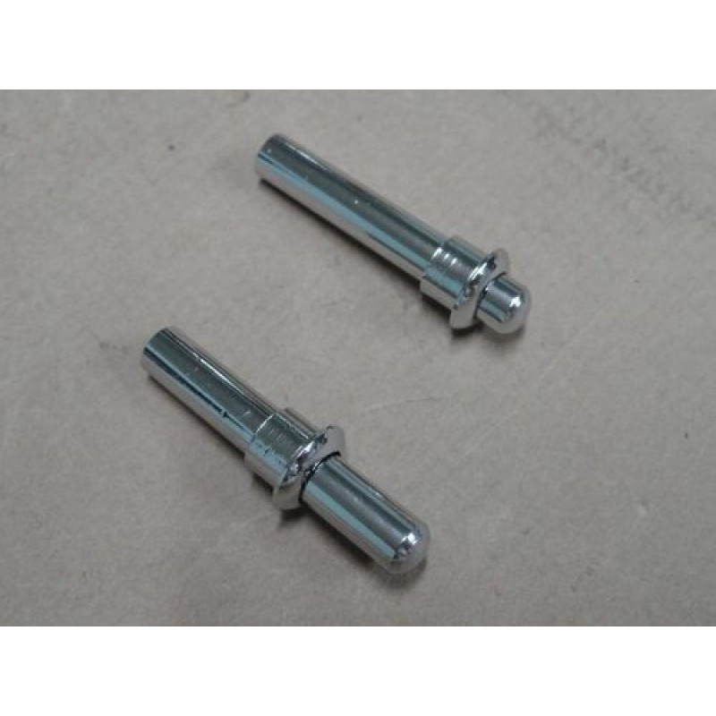 Pino Trava da Porta com Acabamento Cromado - Par