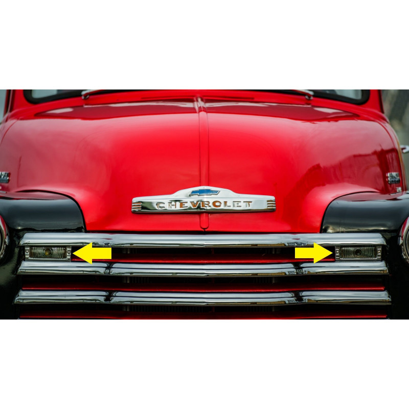 Pisca Dianteiro Chevrolet Boca de Sapo 1947 a 1953 Importado - Par