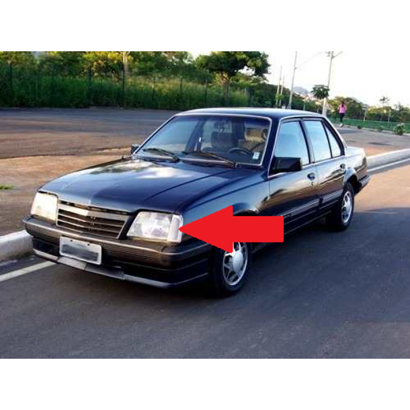 Pisca Dianteiro Esquerdo Monza 88 à 90 Cristal Novo