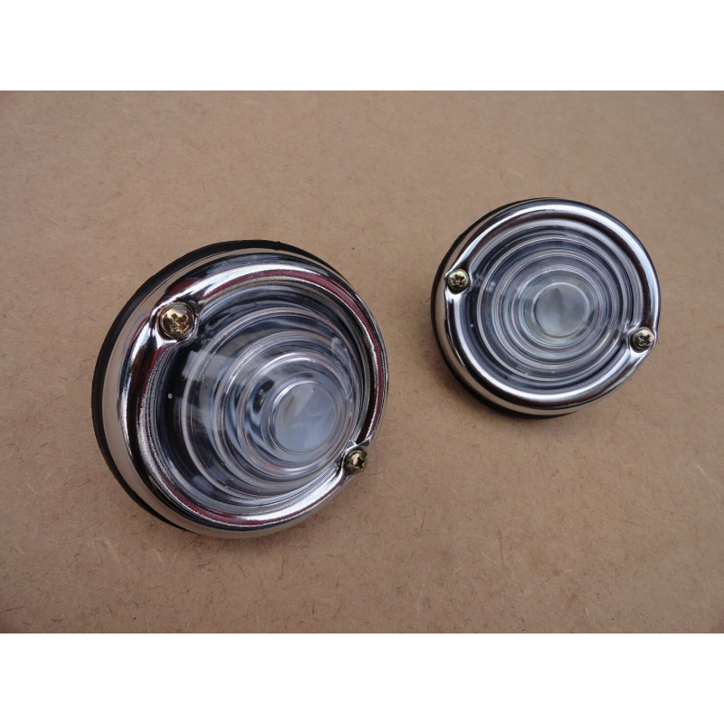 Pisca Dianteiro Modelo Grande Jeep Willys Ford CJ3 CJ5 - Par