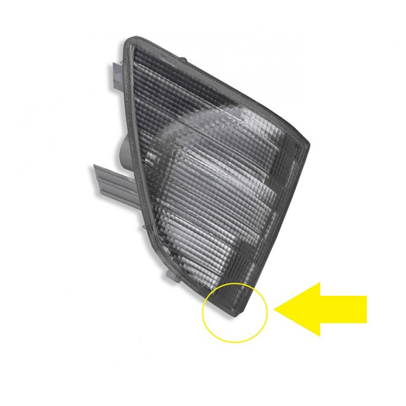 Pisca Dianteiro Sprinter até 2002 Cristal Com Detalhe - Par