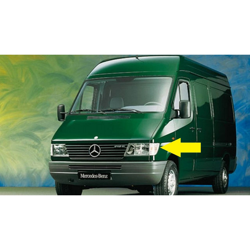 Pisca Dianteiro Sprinter até 2002 Cristal Com Detalhe - Par