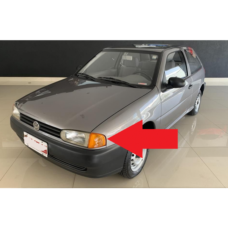 Pisca Dianteiro Esquerdo Gol Parati Bola G2 até 99 Laranja Modelo Arteb 